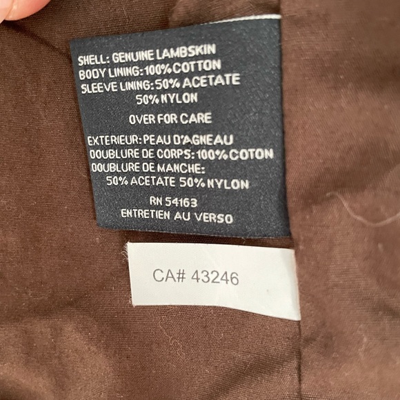 Cole Haan Leather Jacket - Picture 7 of 8